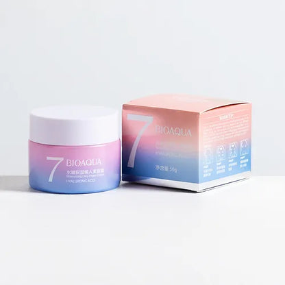Crema Hidratante 7 Vegana Acido Hialuronico Bioaqua